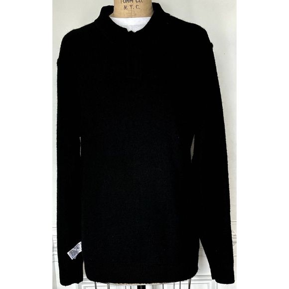 Old Navy Black-Jack Long-Sleeve Polo Pullover Sweater Men Essentials Sz L NWT - Picture 6 of 13